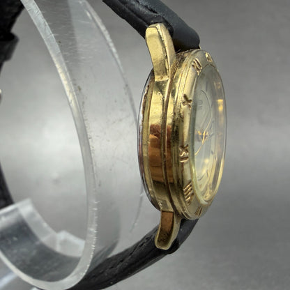 Citizen Watch Women 24mm Champagne Dial Gold Tone Date 1012-K13131 New Battery 93