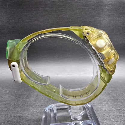 Casio Baby-G BG-169A Watch Women 43mm Green Dial Yellow Chrono Alarm New Battery8