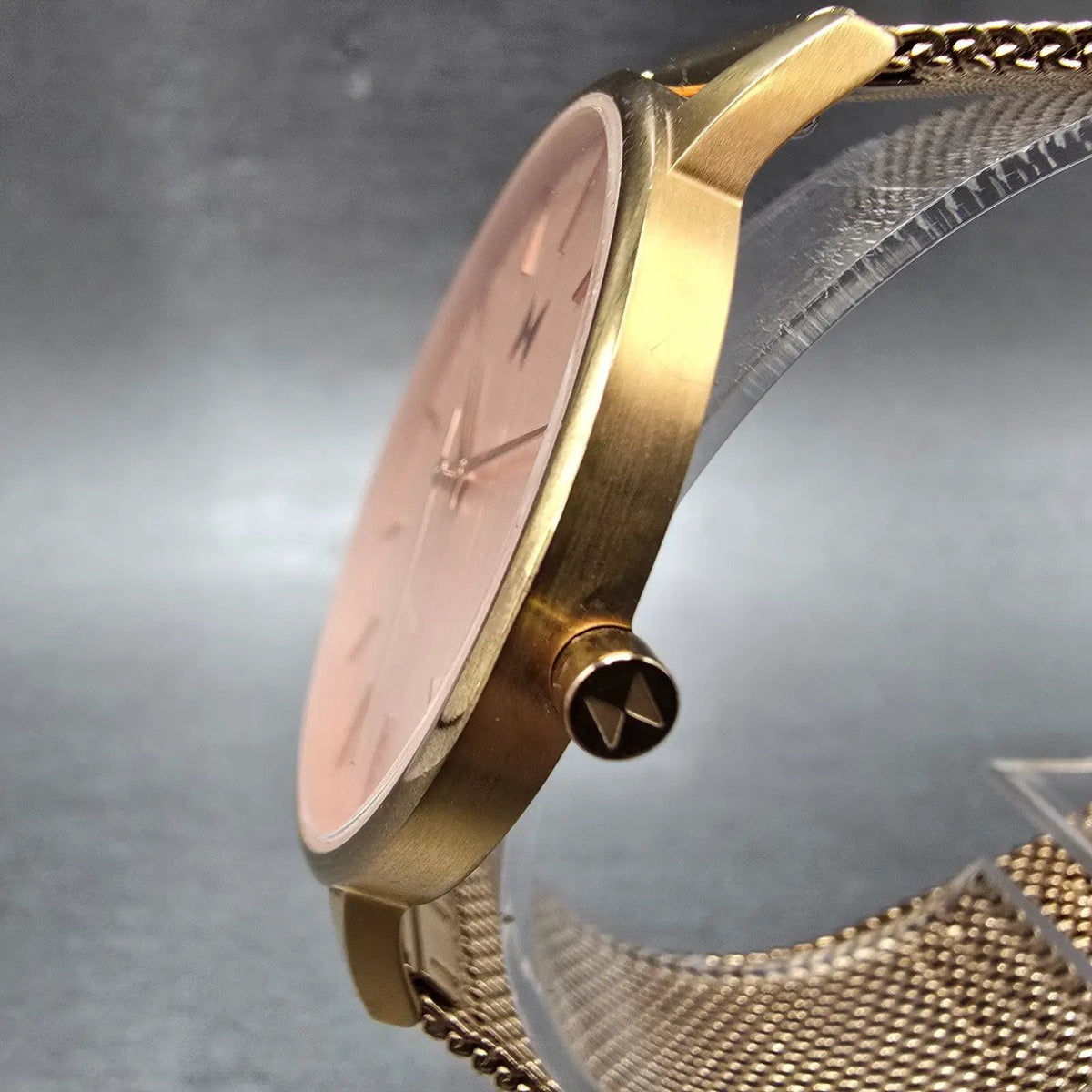 MVMT Boulevard Hermosa Watch Women 38mm Rose Dial Rose Gold Round New battery2
