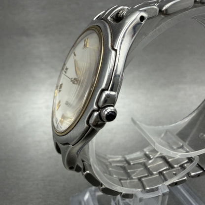 Seiko Dolce Watch Women 31mm White Dial Silver Tone Round 5e316000 New Battery2