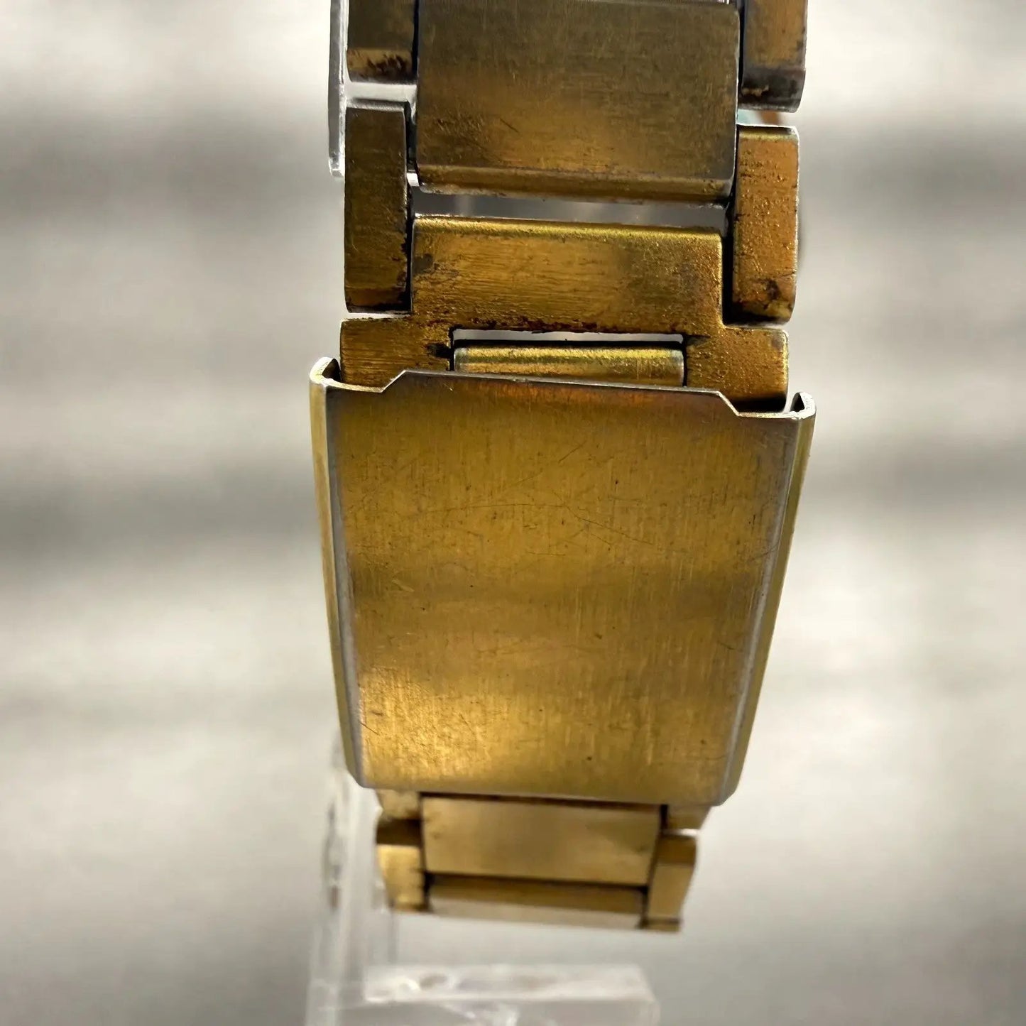 Seiko Pulsar Watch Men 36mm Brown Dial Gold Daydate Hexagon Y563-7029 New Batt7
