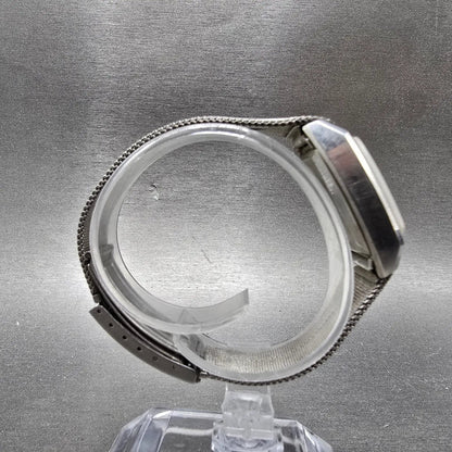 Citizen Cosmo Star Tank Watch Women 23mm Silver Dial Steel Date 4-610016 Runs8
