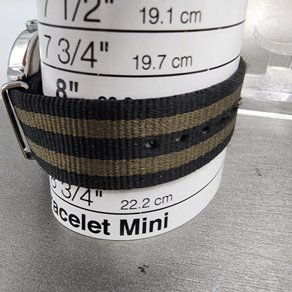 Timex Weekender Watch Men 38mm Cream Dial Silver Tone Indiglo New Battery10