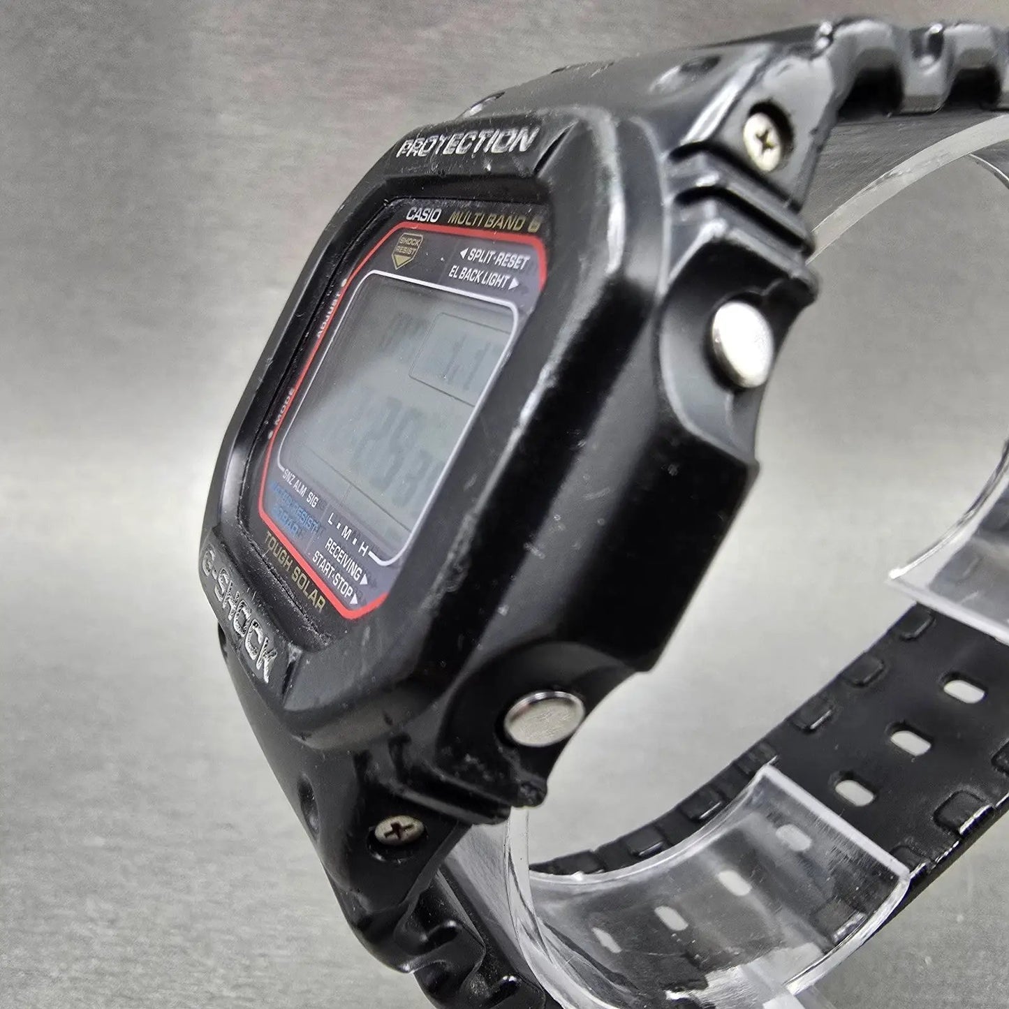 Casio G-Shock GW-M5610 Watch Men 45mm Black Solar Alarm Chronograph READ!! Runs2