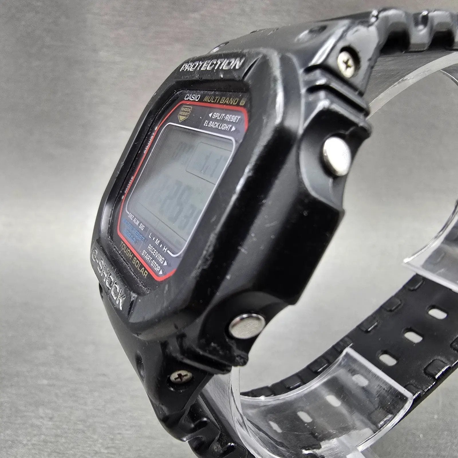 Casio G-Shock GW-M5610 Watch Men 45mm Black Solar Alarm Chronograph READ!! Runs2