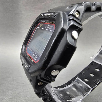 Casio G-Shock GW-M5610 Watch Men 45mm Black Solar Alarm Chronograph READ!! Runs2