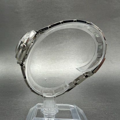 Seiko Automatic Watch Women 28mm Blue Dial Silver Tone Date 2205-0030 Runs6