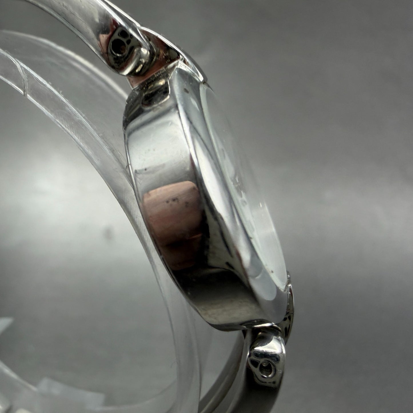 ESQ Movado Watch Women 24mm White Dial Silver Tone Round ES453145641 New Battery3