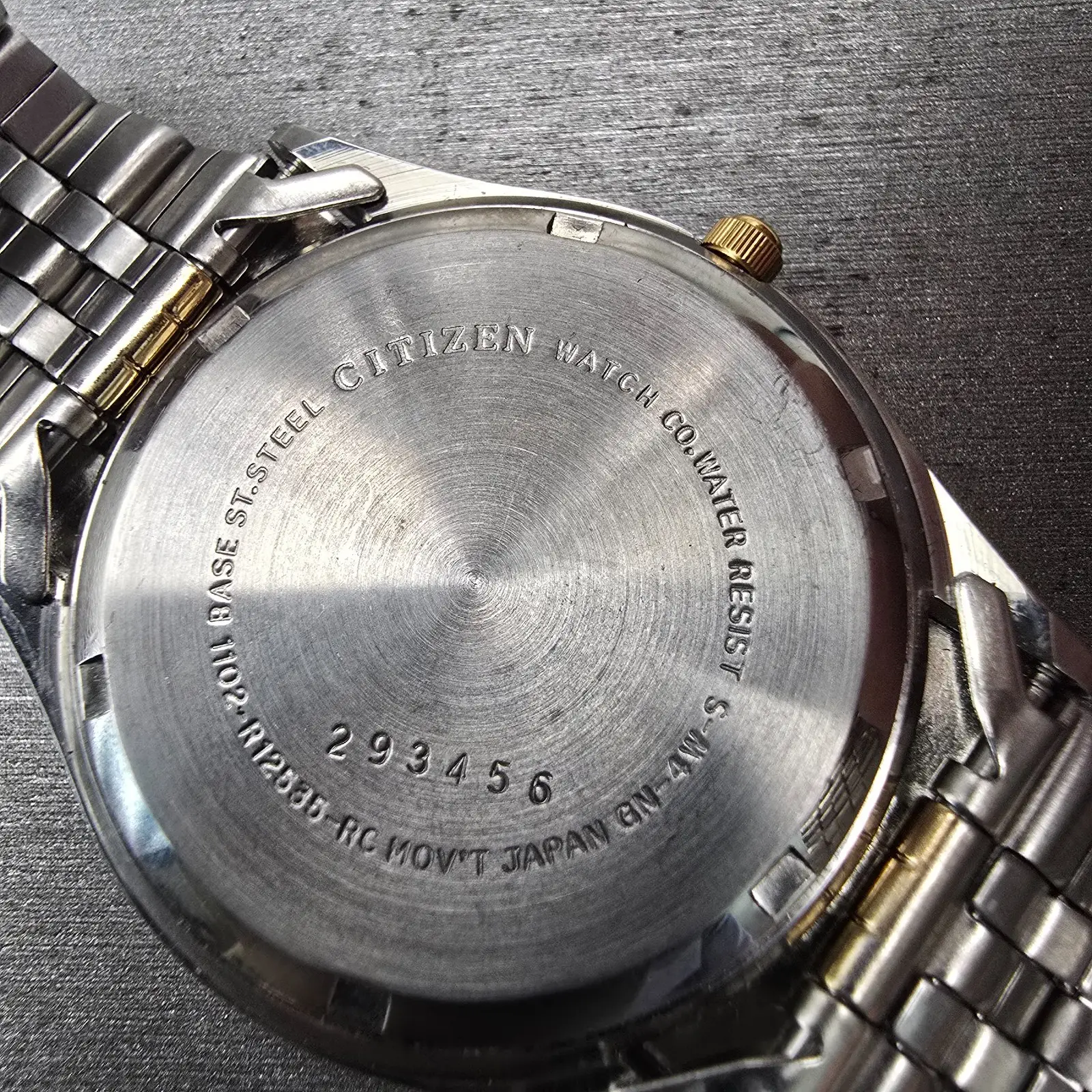 Citizen President Watch Men 35mm Champagne Dial Two Tone 1102-R12535 New Battery10