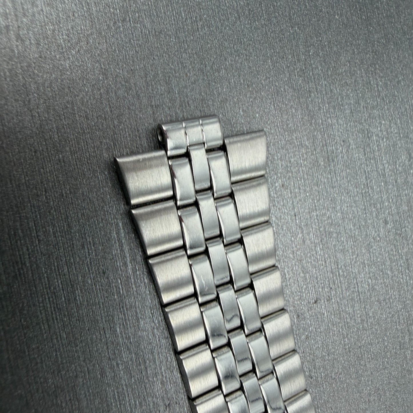 Seiko Bracelet 20mm Stainless Steel Silver Tone Tri Folding Clasp Vintage Japan7