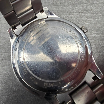 Michael Kors Runway Watch Women 42mm Silver Dial Silver MK-3178 New Battery10