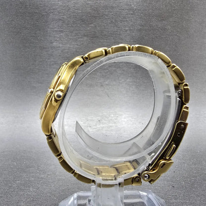 Citizen Eco-Drive Watch Women 25mm MOP Dial Gold Tone Round B230-H17311 Runs6