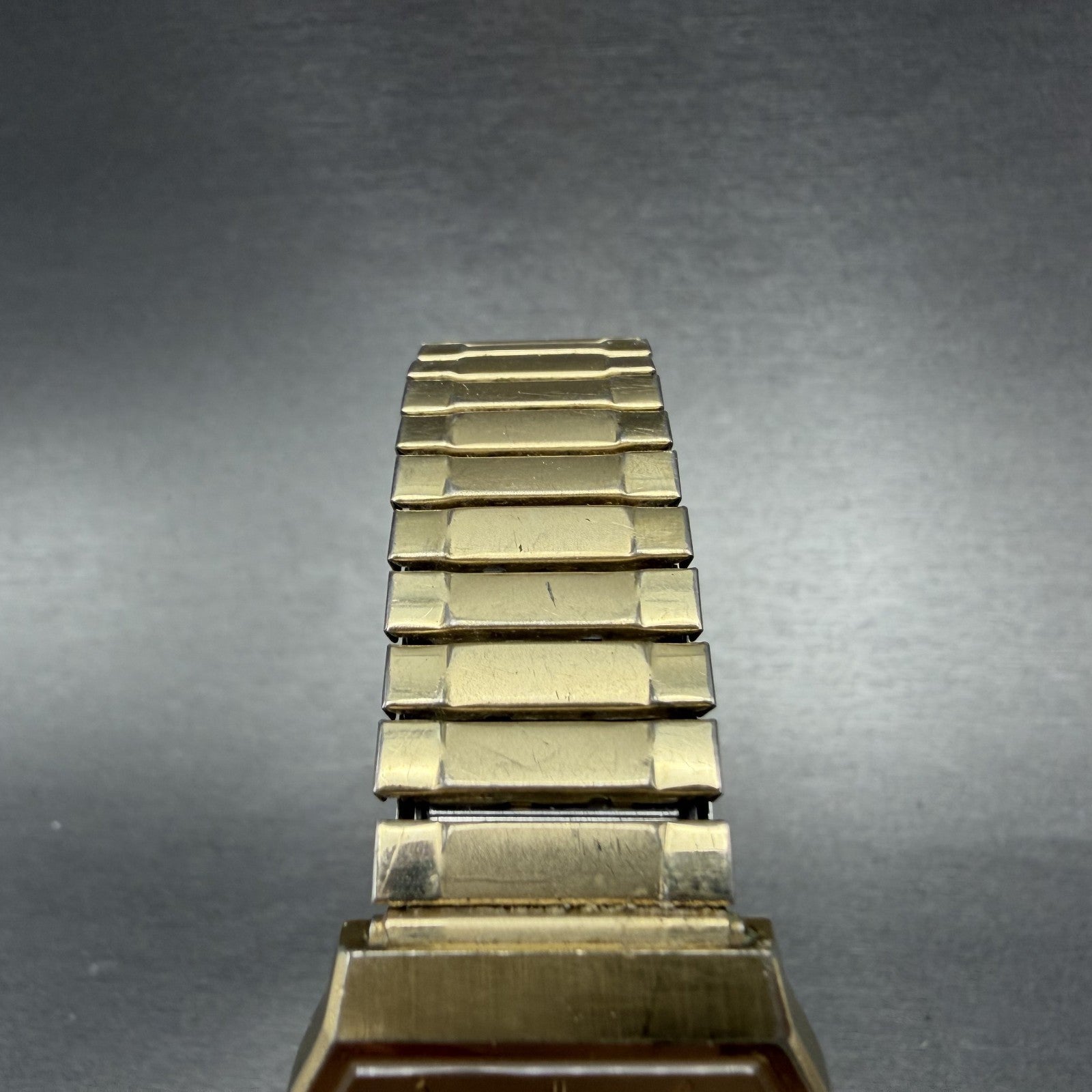 Seiko Tank Watch Men 25mm Champagne Dial Gold Tone 6530-5790 New Battery4