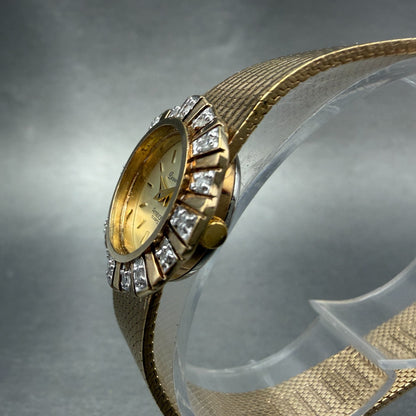 Bulova Armitron Deauville Watch Women 23mm Champagne Dial Gold Tone READ! NewBat2