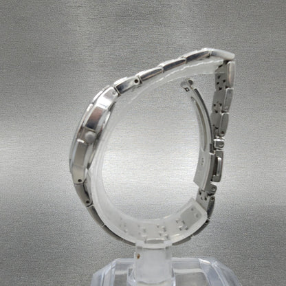 Citizen EcoDrive Watch Women 25mm Silver Dial Silver Tone Date E011S049601 Run6