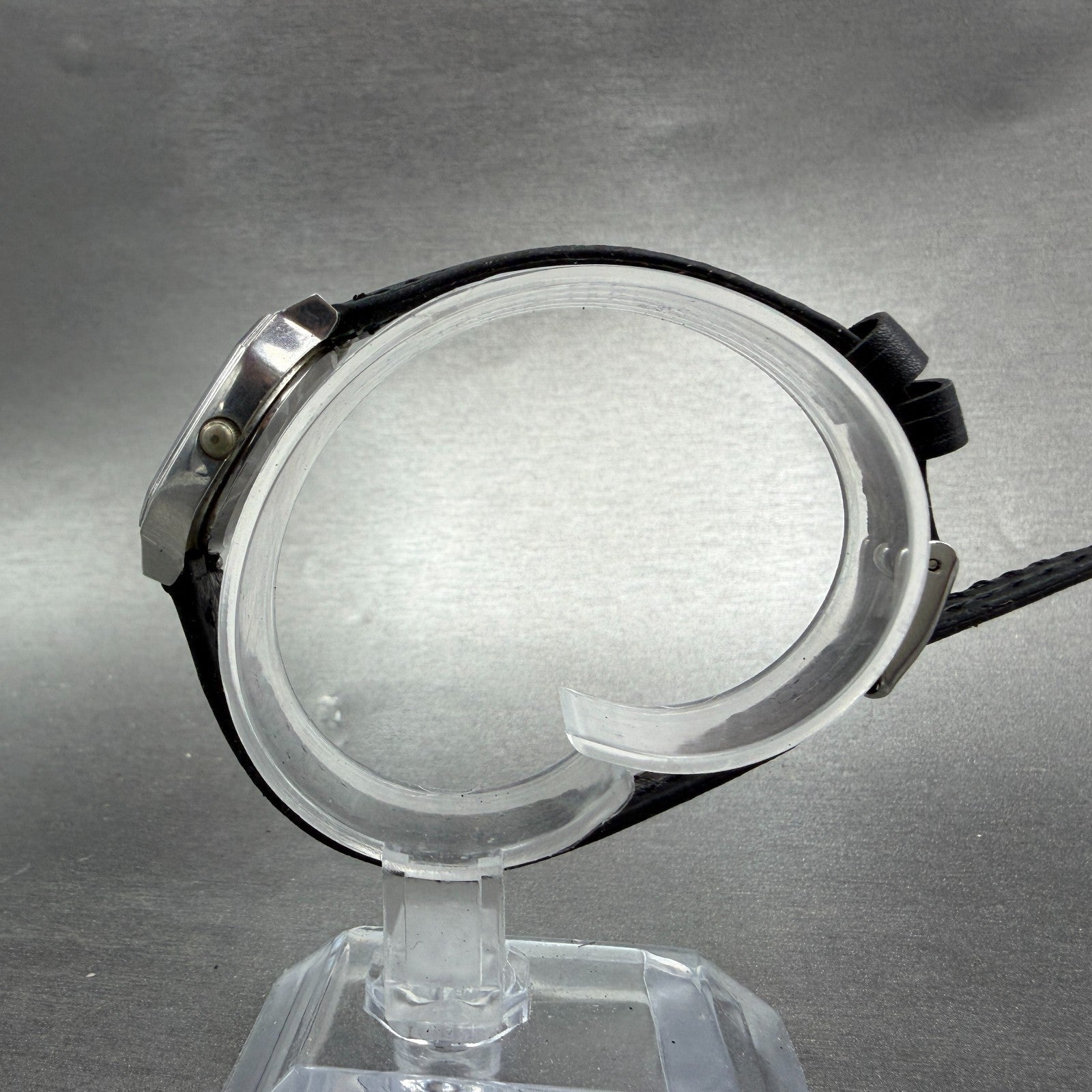 Seiko Watch Women 23mm Champagne Dial Silver Tone Octagon 3421-527A New Battery6