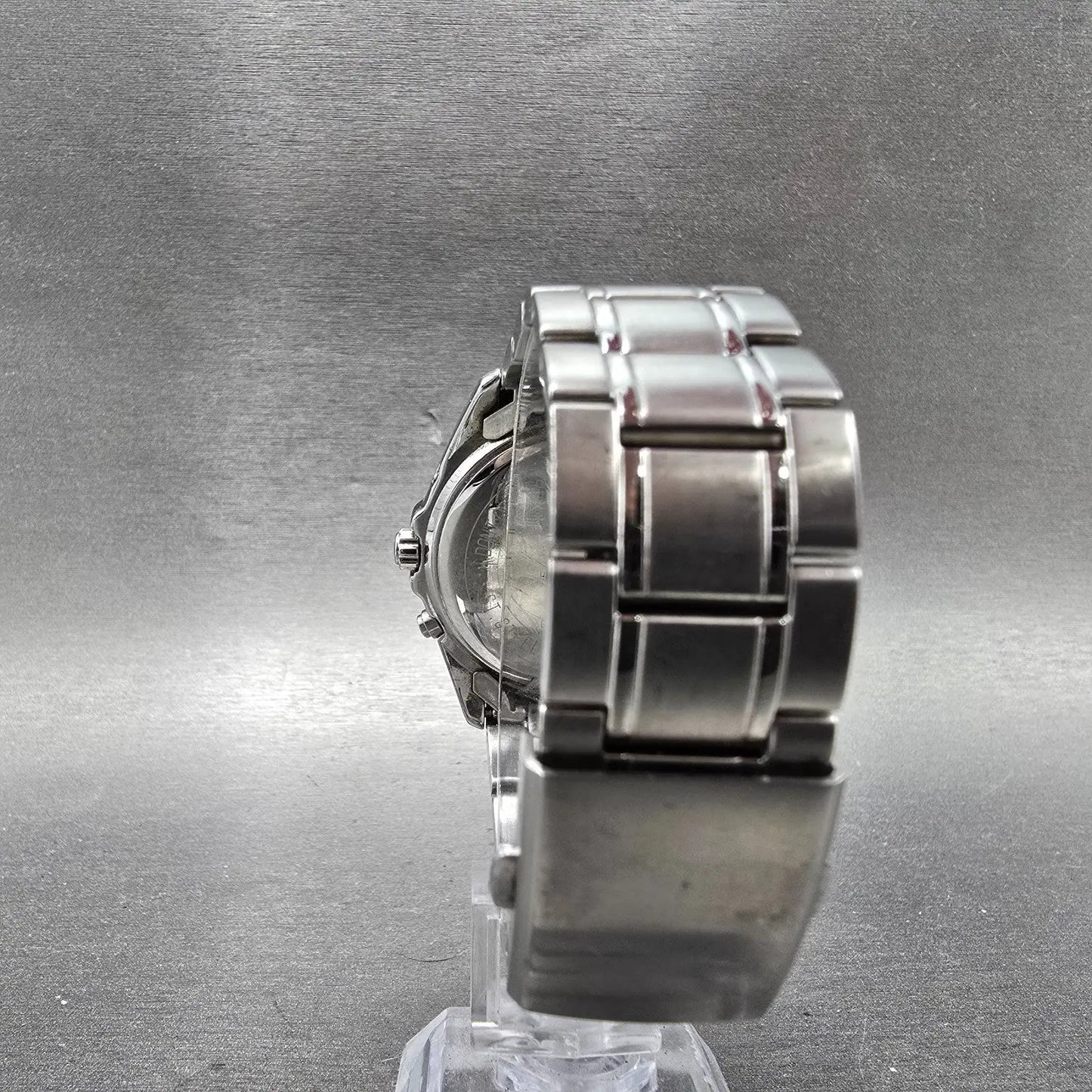 Citizen Reguno Watch Men 38mm Black Dial Steel Solar Radio Controlled Round Runs8
