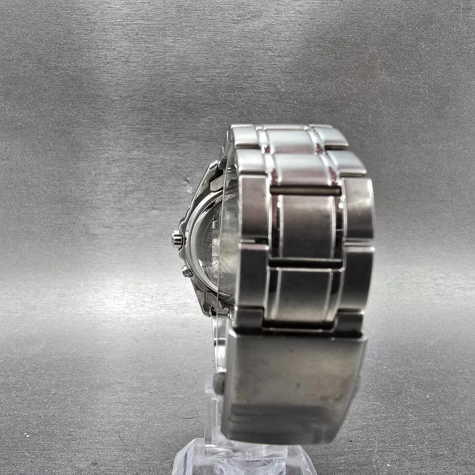 Citizen Reguno Watch Men 38mm Black Dial Steel Solar Radio Controlled Round Runs8