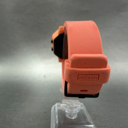 Nixon Siren Watch Women 38mm Digital Pink Tone Chrono Tide Octagon New Battery7