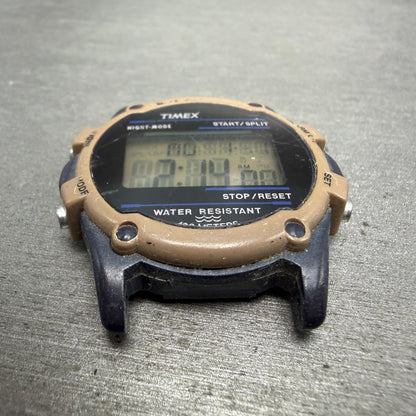 Timex Expedition Watch Men 38mm Digital Brown Black Alarm Chrono New Battery2