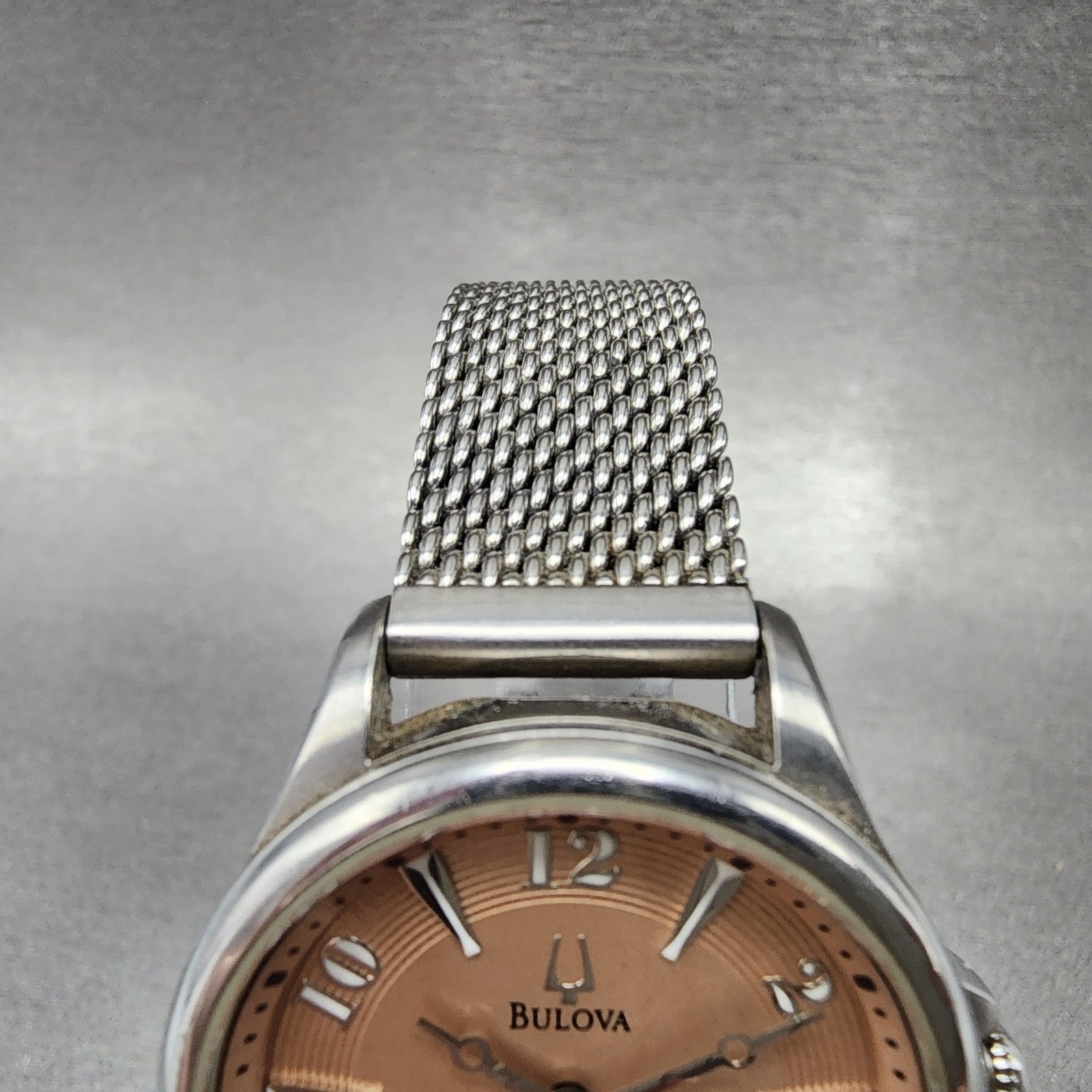 Bulova Adventurer Watch Women 32mm Pink Dial Silver Tone Small Seconds New Batt4