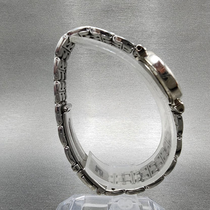 Seiko Solar Watch Women 23mm Champagne Dial Silver Tone V1100a40 Runs8