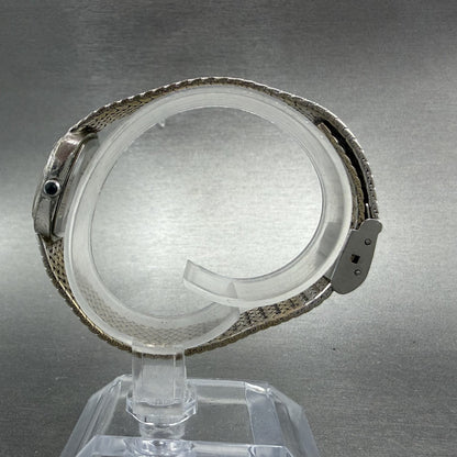 Cyma Watch Women 21mm Silver Dial Silver Tone Rectangle Mesh 706 New Battery6