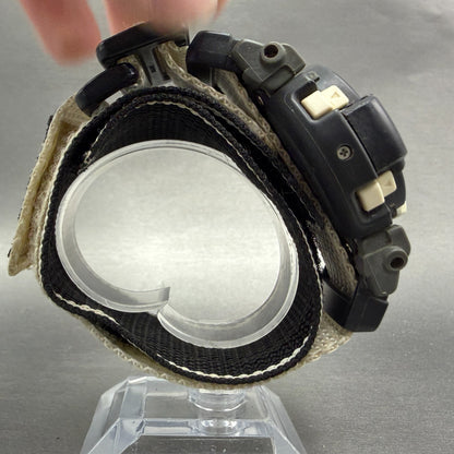 Casio G-Shock DW-002 Watch Men 48mm Digital Black White Round Fox Fire New Batt8