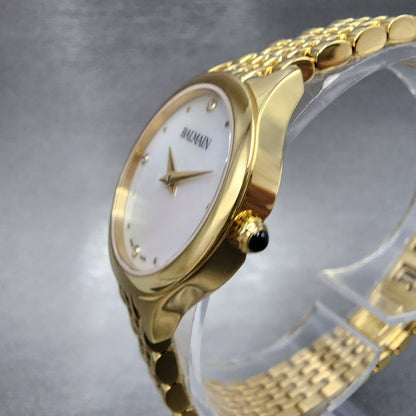 Balmain De Balmain Watch Women 25mm MOP Dial Gold Tone Diamond Markers2