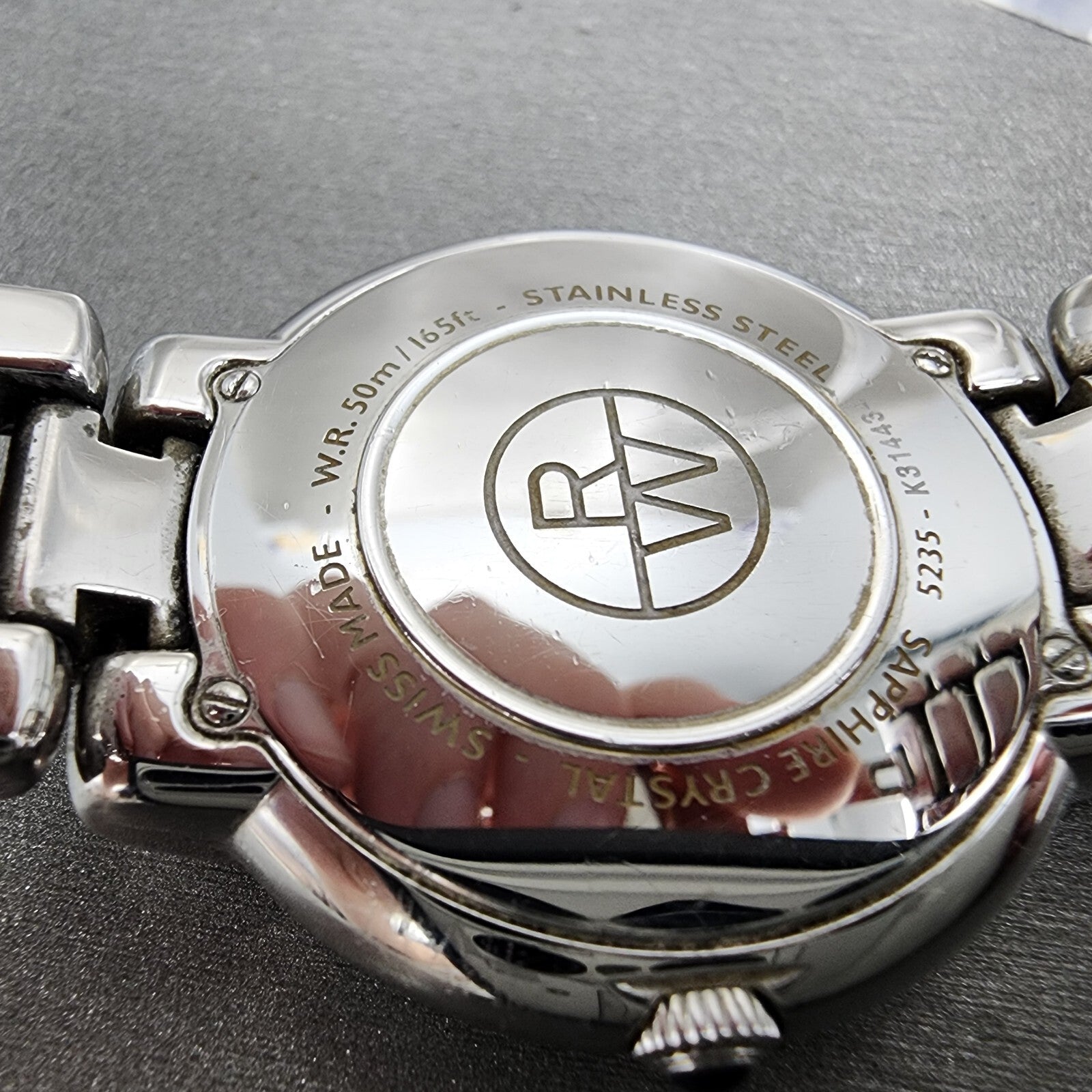 Raymond Weil Jasmine Watch Women 35mm White Dial Steel Diamond Bezel Date Works9