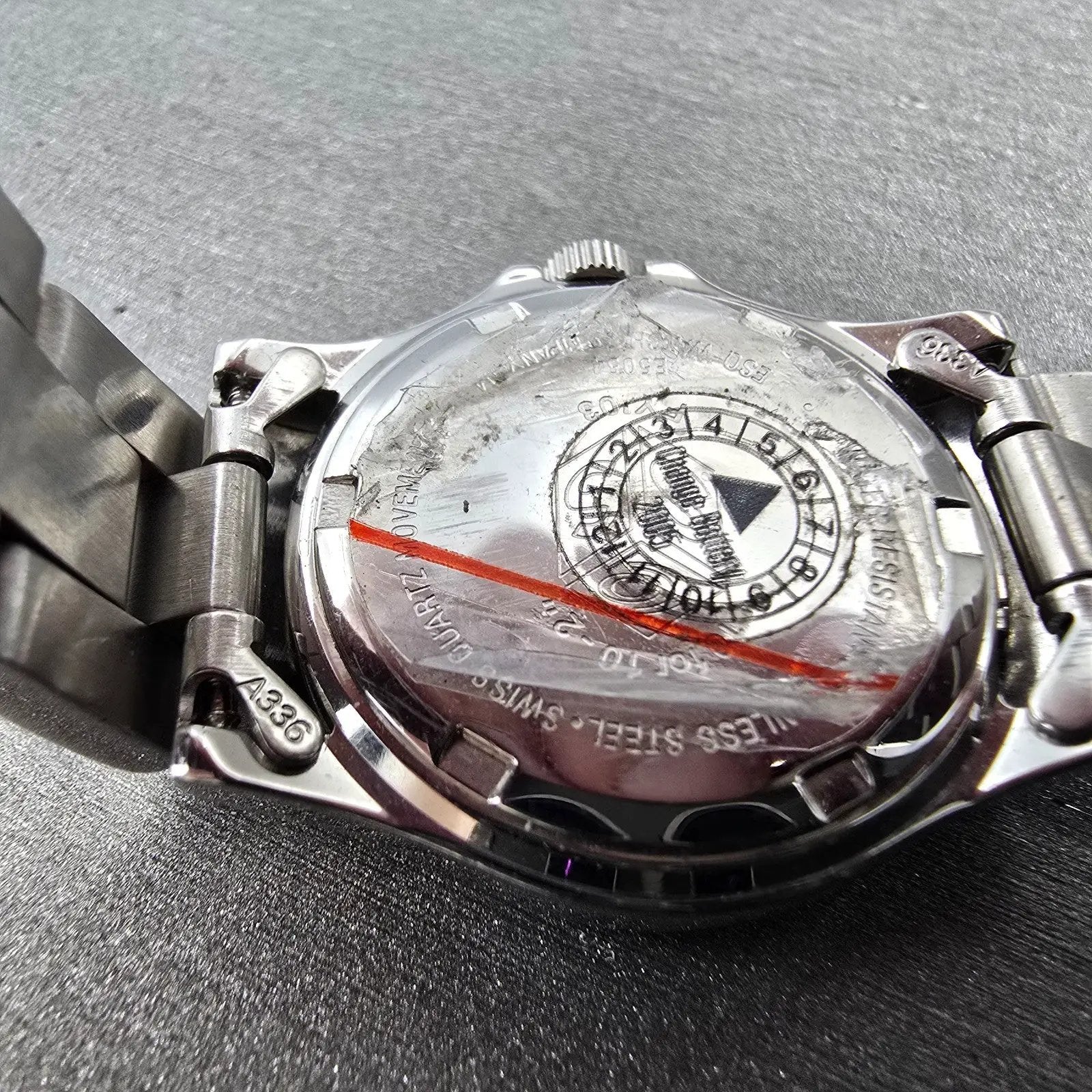 ESQ Watch Women 26mm Silver Dial Steel Date Round E5054 New Battery11