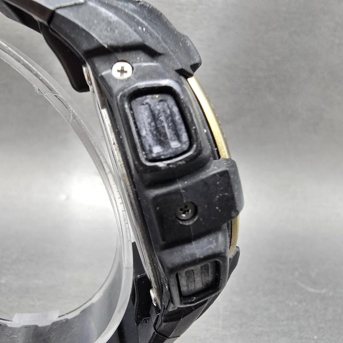 Casio G-Shock GW-330A Watch Men 43mm Black Gold Alarm Chronograph Digital Solar3