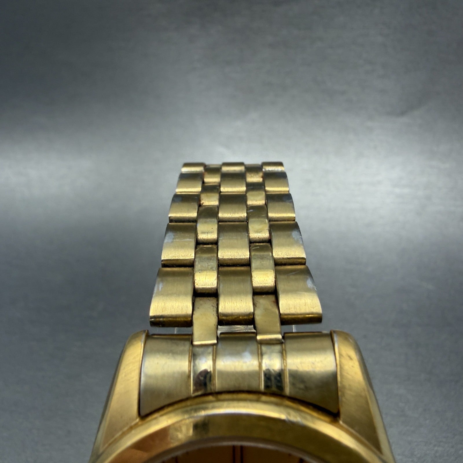 Seiko Watch Men 37mm Champagne Dial Gold Tone Daydate 7N43-0AM0 New Battery4