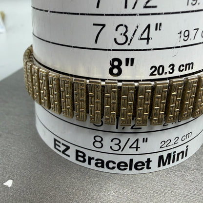 Seiko SQ Watch Women 24mm Gold Dial Gold Tone Daydate 3Y03-0169 New Battery VTG910