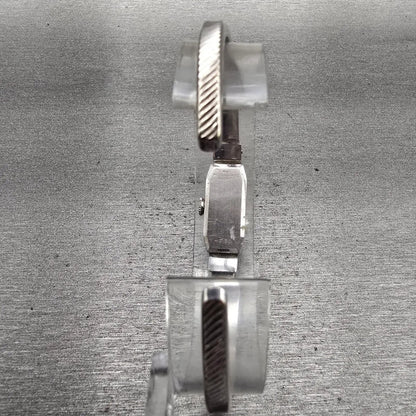Bulova Watch Women 10mm Silver Dial White Gold Rectangle Manual Wind Vintage7