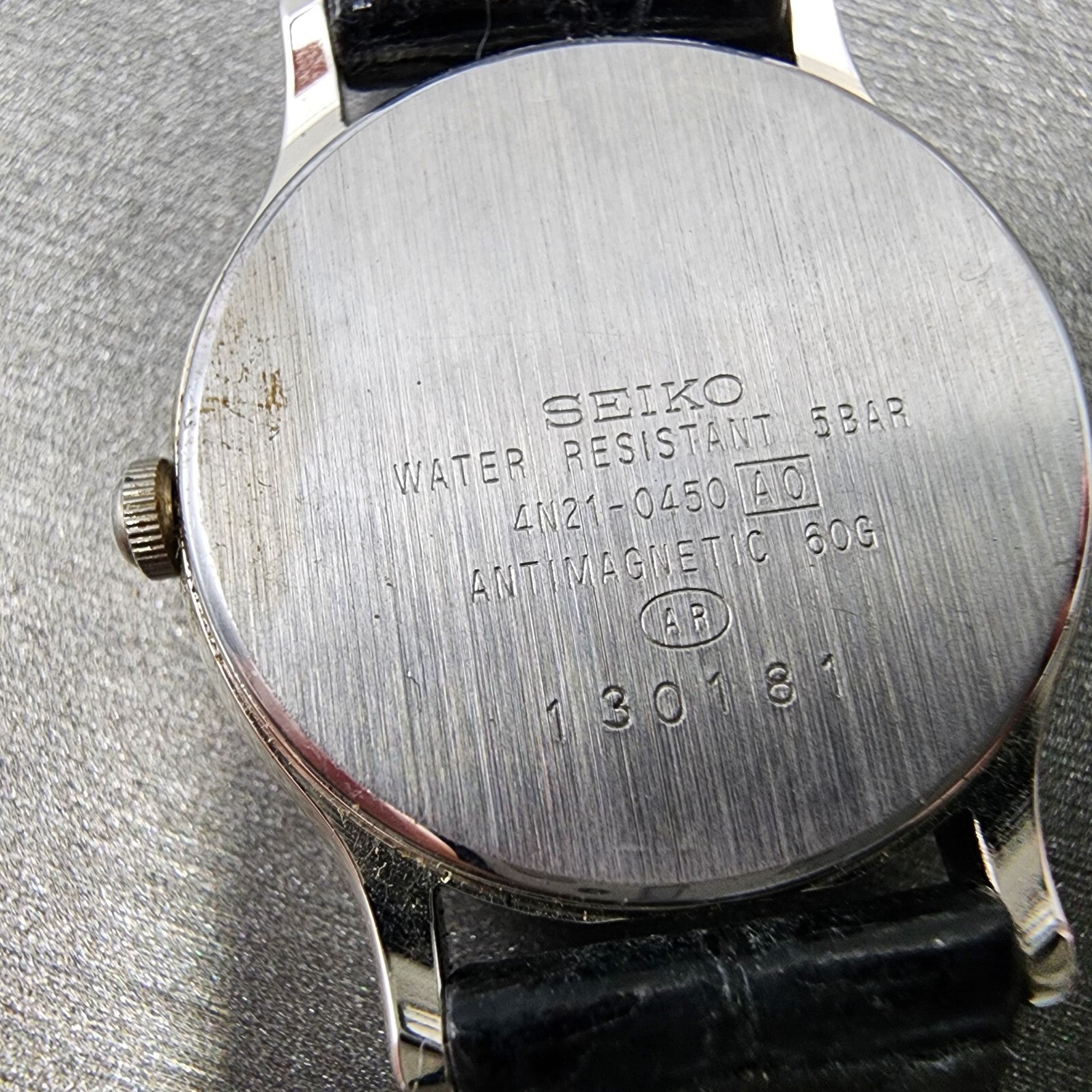 Seiko Spirt Watch Women 24mm White Dial Silver Tone Round 4n210450 New Battery9