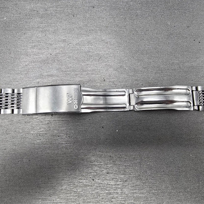 Seiko Lord Maitic Beads Of Rice Bracelet 18mm Stainless Steel XGB062 VTG JDM15
