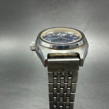 Citizen Cosmo Star Watch Women 25mm Blue Dial Silver Tone date 4-610695 PARTS6