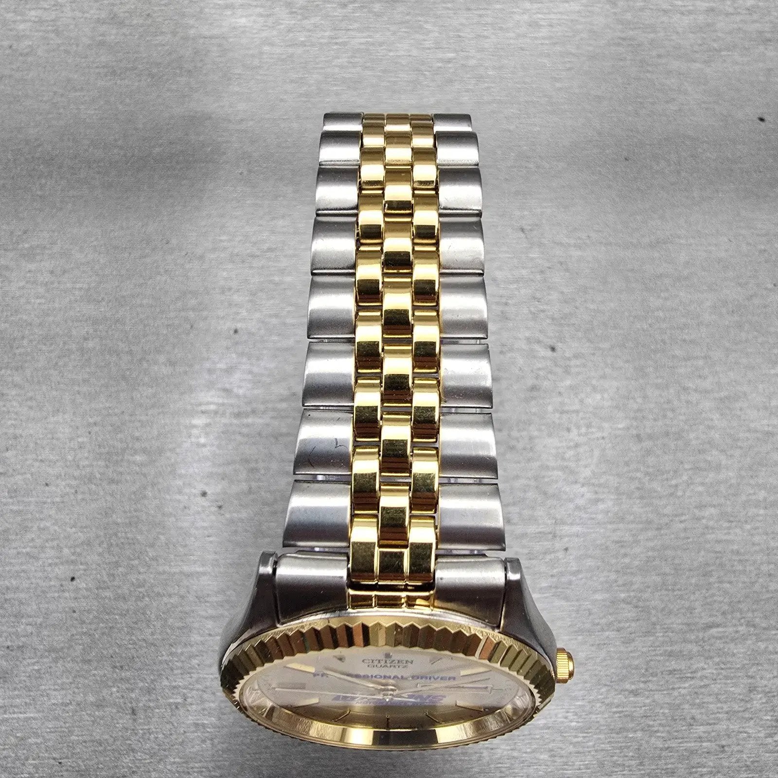 Citizen President Watch Men 35mm Champagne Dial Two Tone 1102-R12535 New Battery4