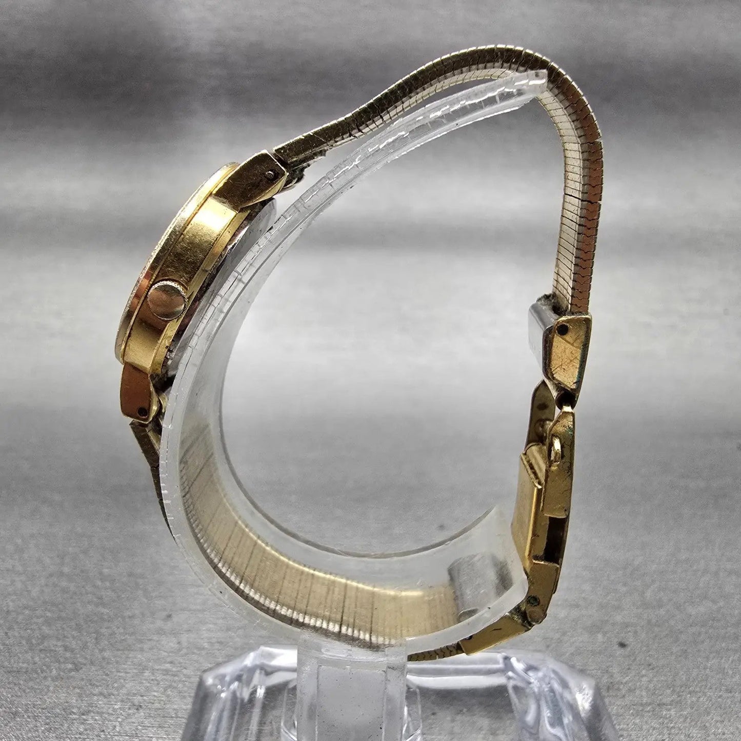 Seiko Watch Women 21mm Gold Dial Gold Tone Round 2320-0058 New Battery Vintage6