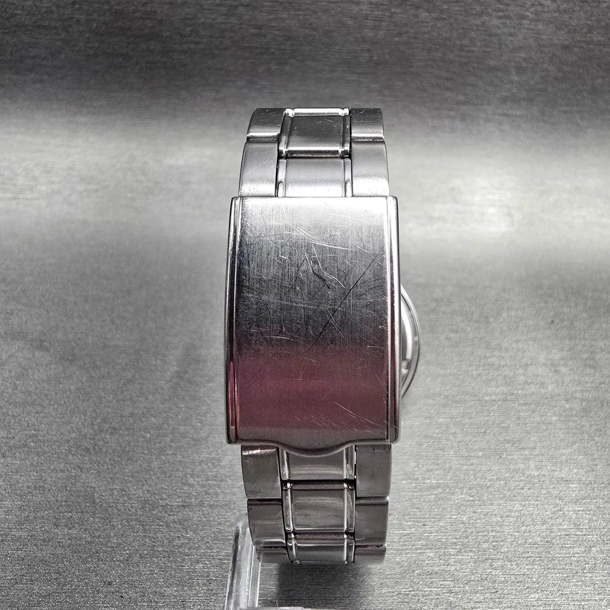 Seiko Alba Watch Men 38mm Champagne Dial Silver Tone Daydate 7N43-0BA0 New BattJ7
