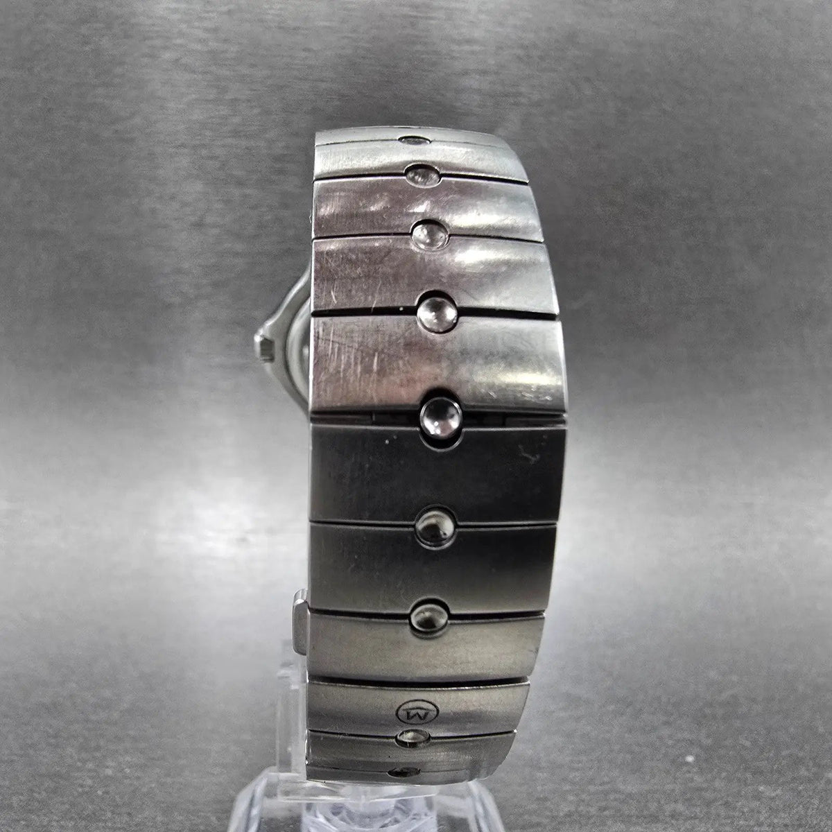 Movado Sports Edition Watch Women 27mm MOP Dial Silver Diamonds New Battery7