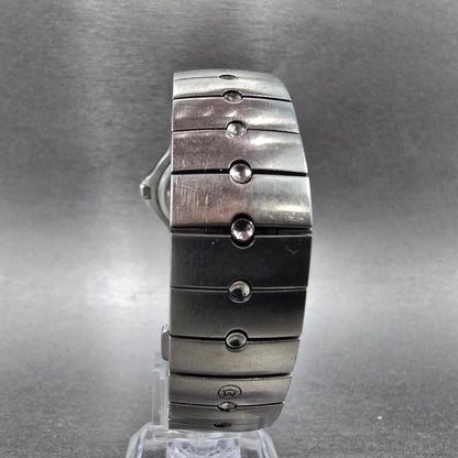 Movado Sports Edition Watch Women 27mm MOP Dial Silver Diamonds New Battery7