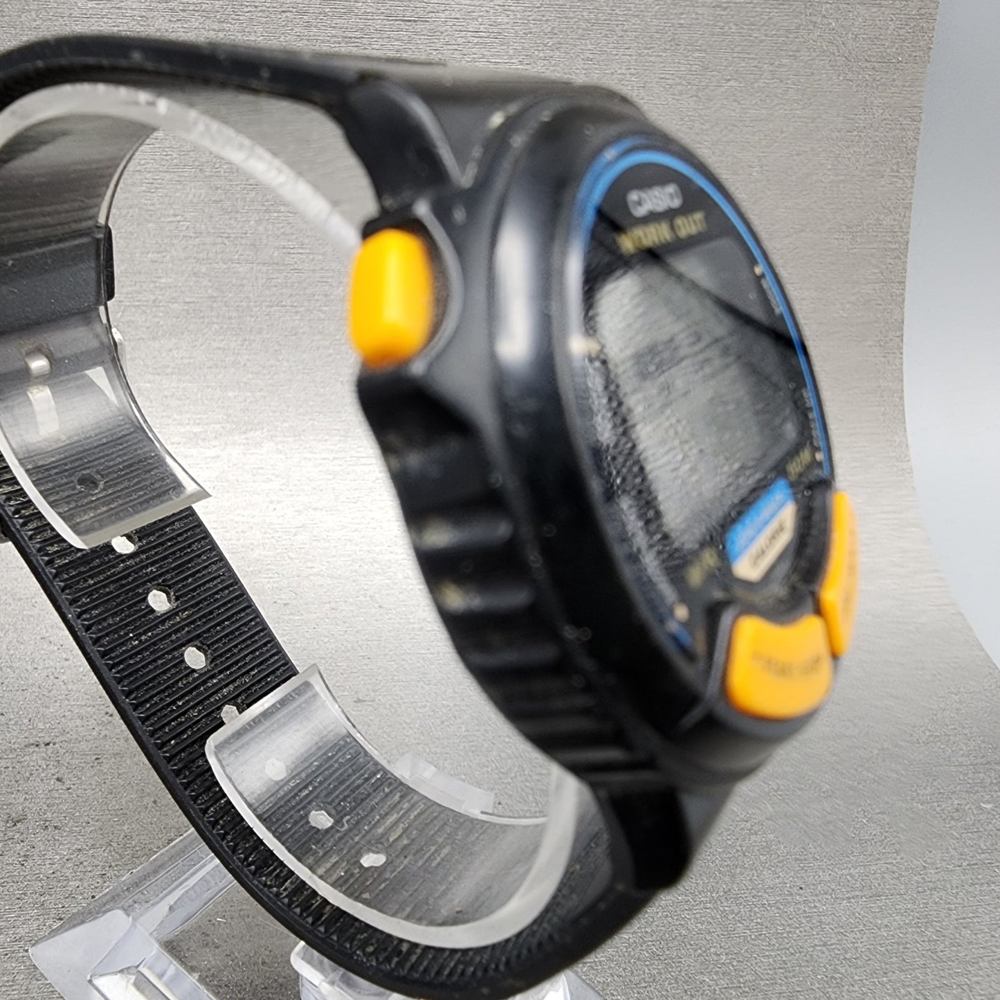 Casio Work Out JC10 Watch Men 41mm Digital Black Tone Alarm Chrono New BatteryA3