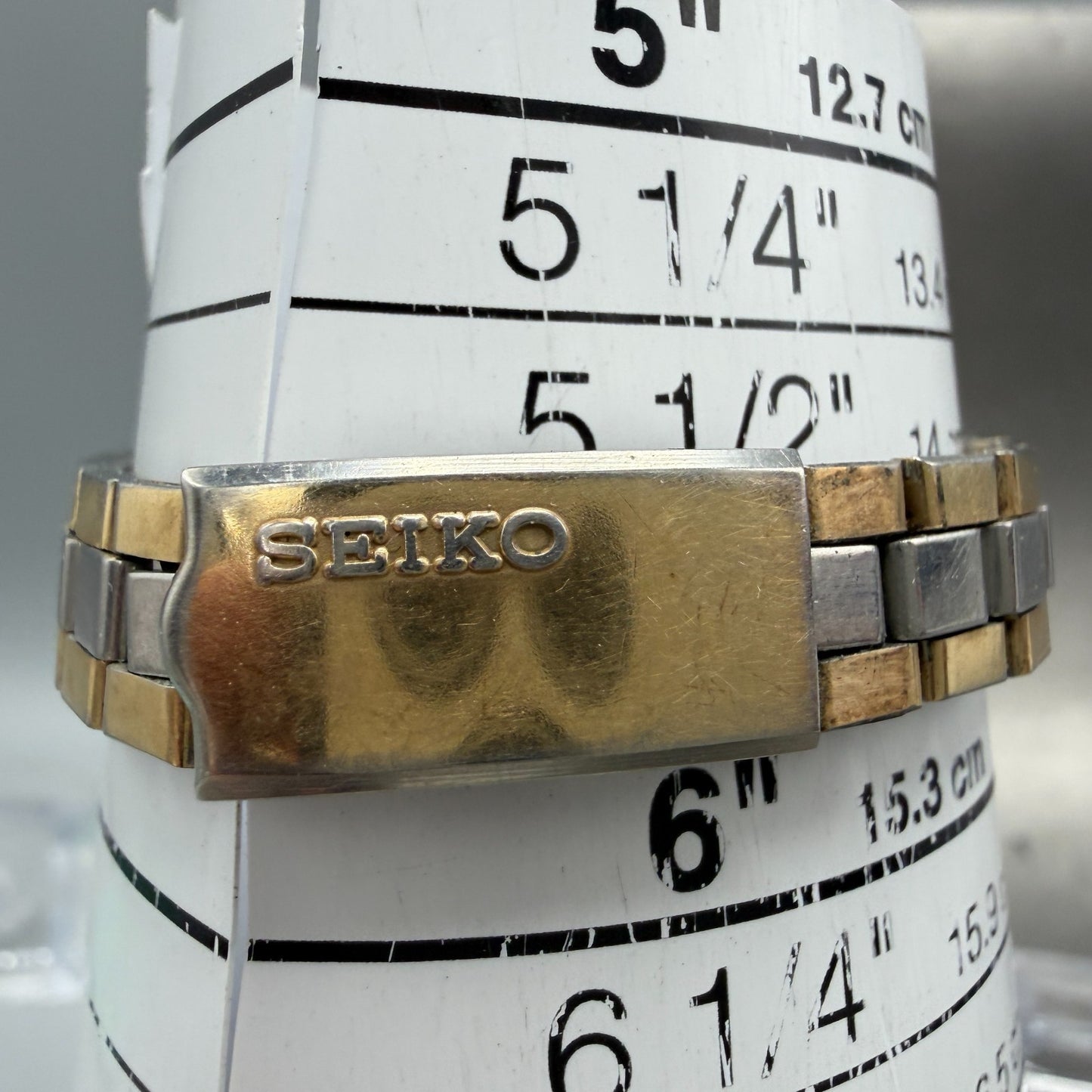 Seiko Automatic Watch Women 25mm Brown Dial Two Tone Daydate 2906-0249 Runs10