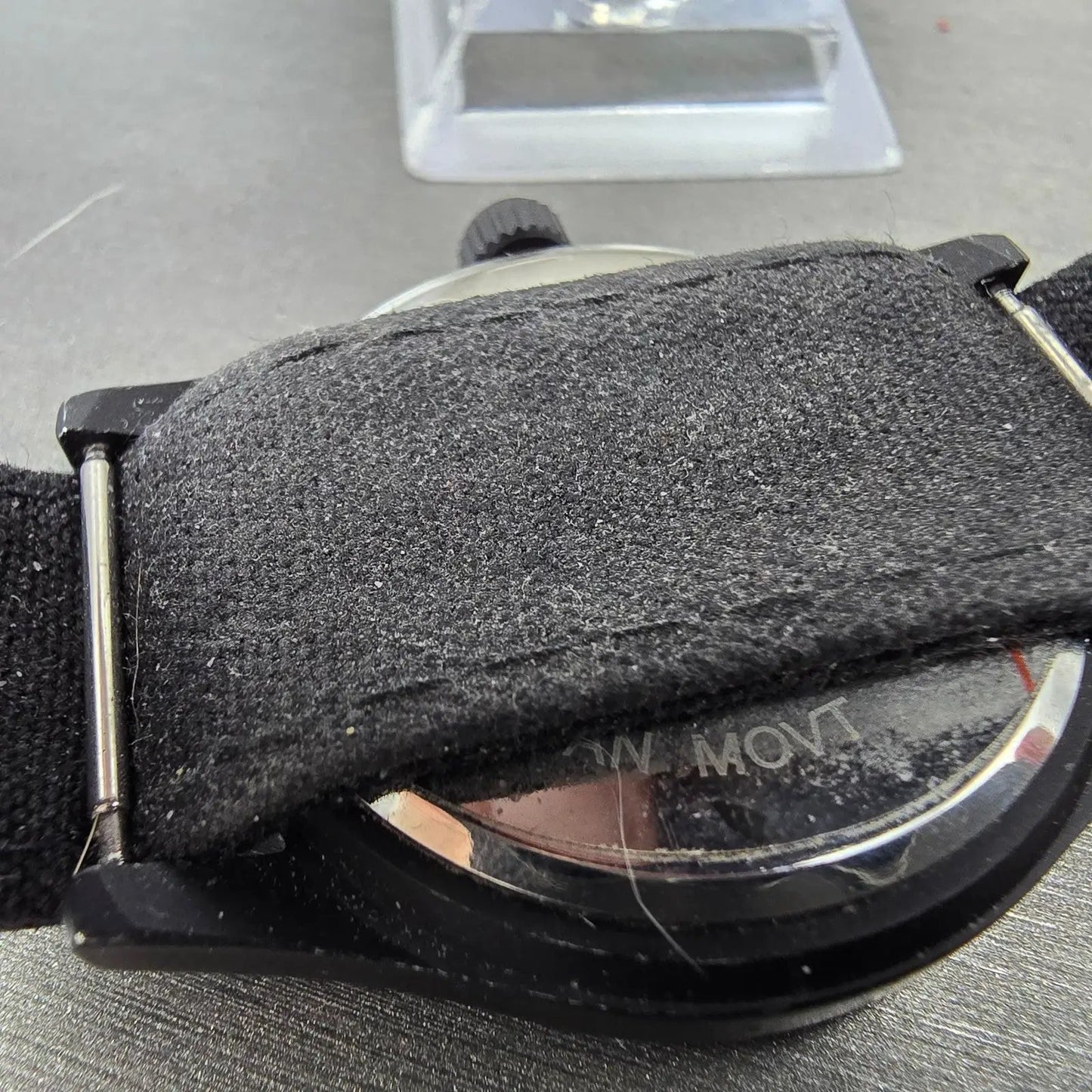 Smith and Wesson Watch Men 38mm Black Dial Black Tone Date Round New Battery9
