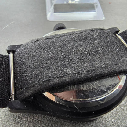 Smith and Wesson Watch Men 38mm Black Dial Black Tone Date Round New Battery9