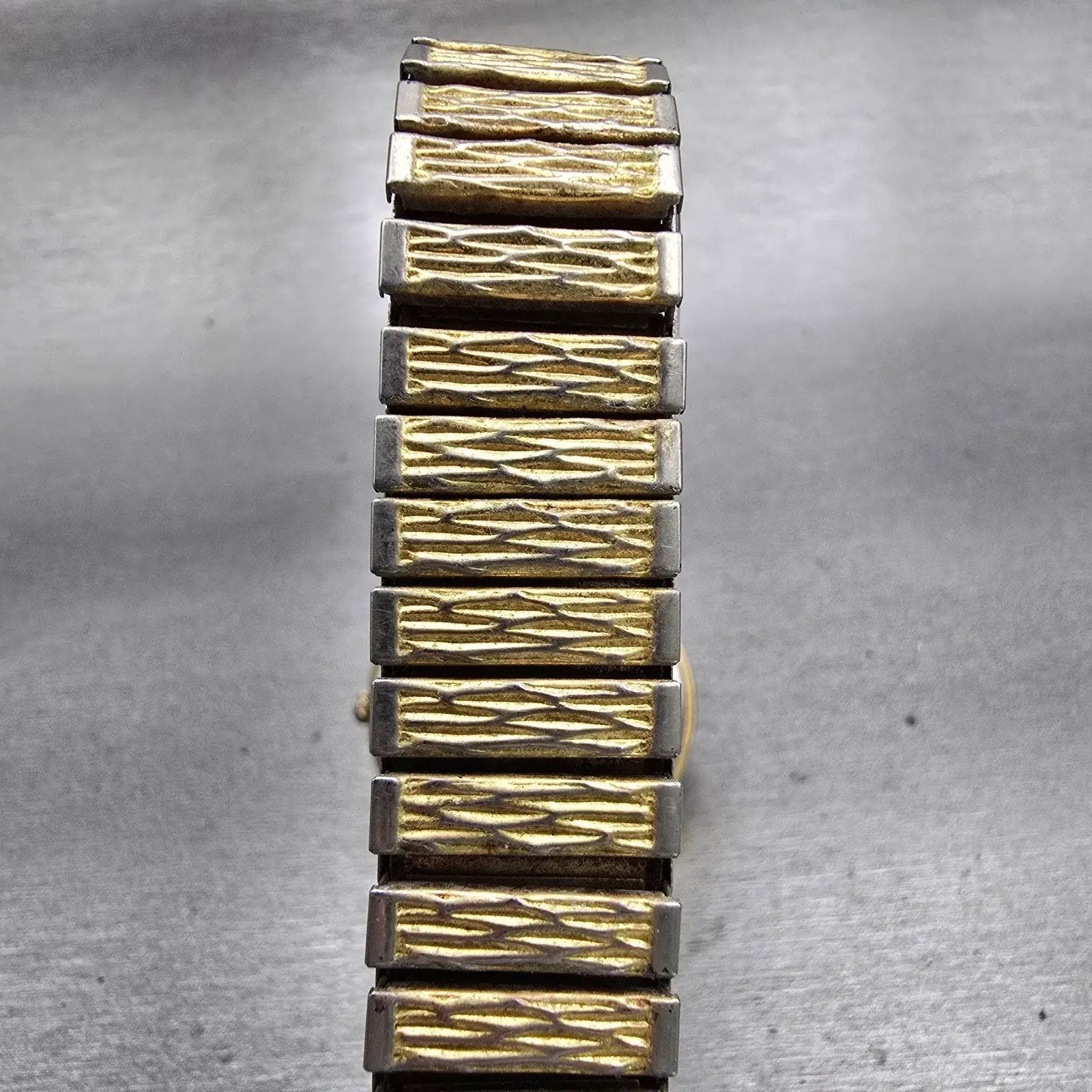 Seiko SQ Watch Men 34mm Gold Dial Gold Tone Daydate Round 8223-8009 New Battery7