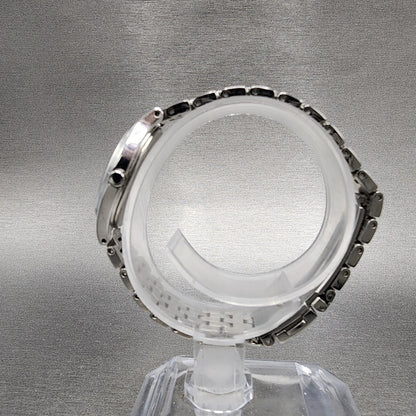 Seiko Solar Watch Women 20mm White Dial Steel Oval V114-0AA0 PARTS