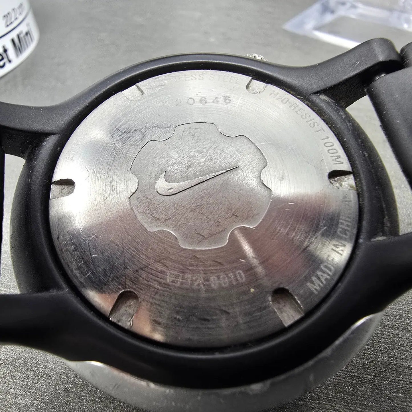 Nike Oregon Watch Men 45mm Black Dial Aluminum Date Round WA0021 New Battery10